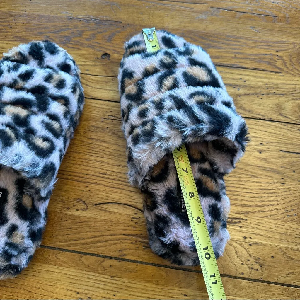 Steve Madden Pink Leopard Slippers NWOT - Image 6