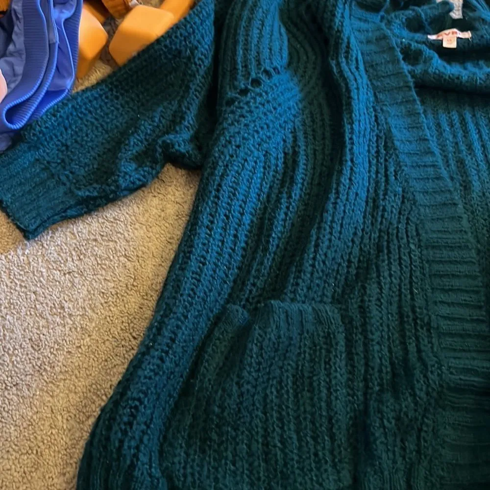 Evri open cardigan 1x Blue Size XL - Image 4