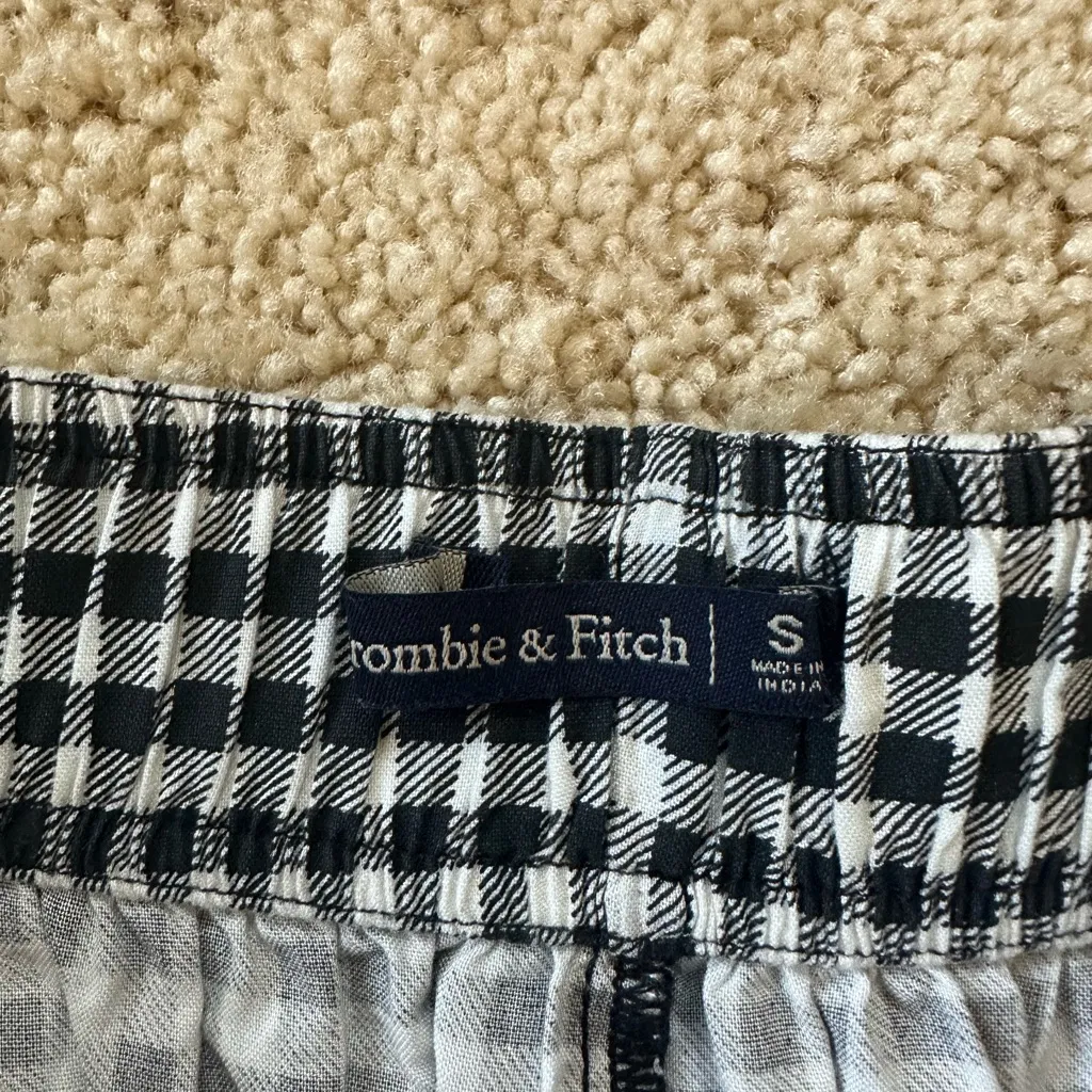 Abercrombie & Fitch  Checkered Tie Skort - Image 3