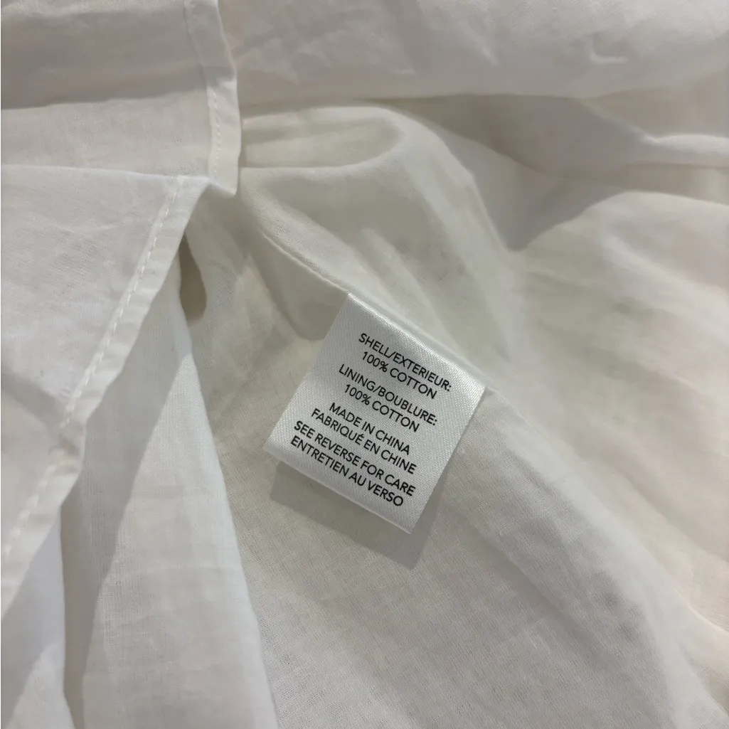 Milly Brielle Eyelet Dress in Ecru Size 6 - Image 11