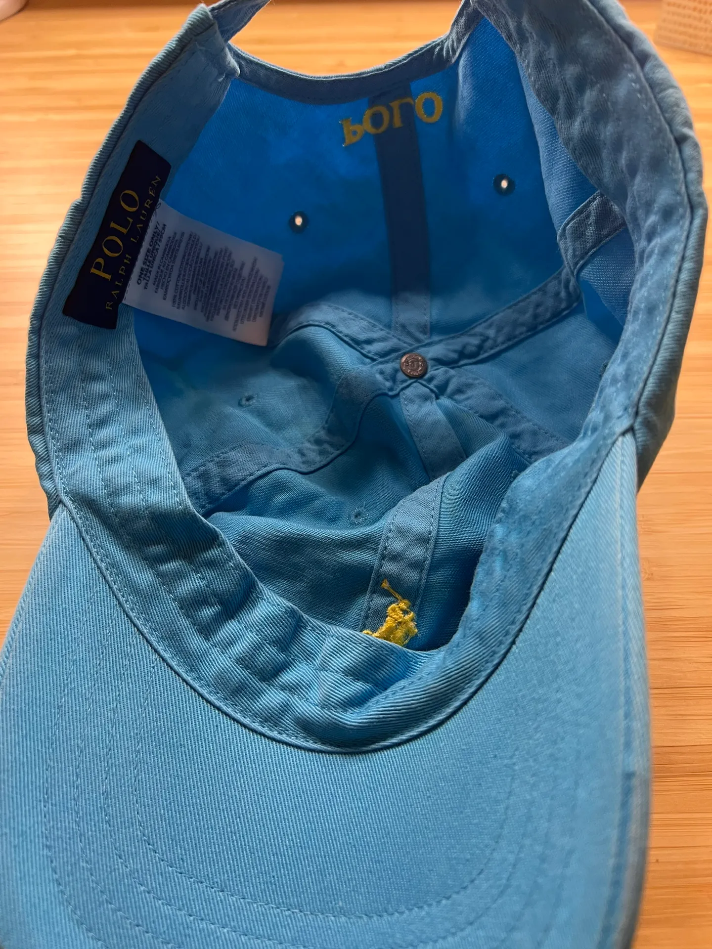 Ralph Lauren Blue Polo Hat - Image 4