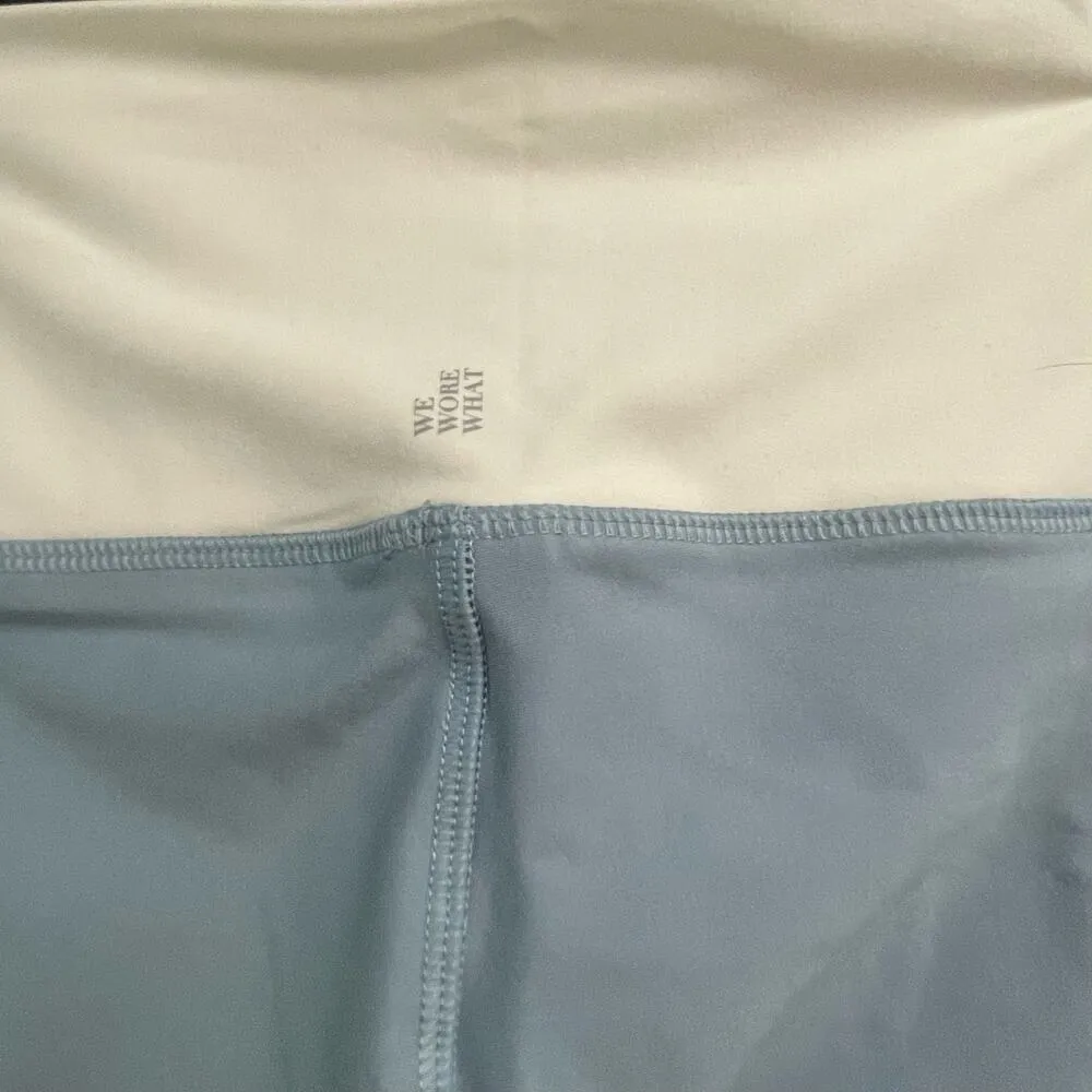 WeWoreWhat High Rise Legging Size XS Blue White NEW NWT - Image 2