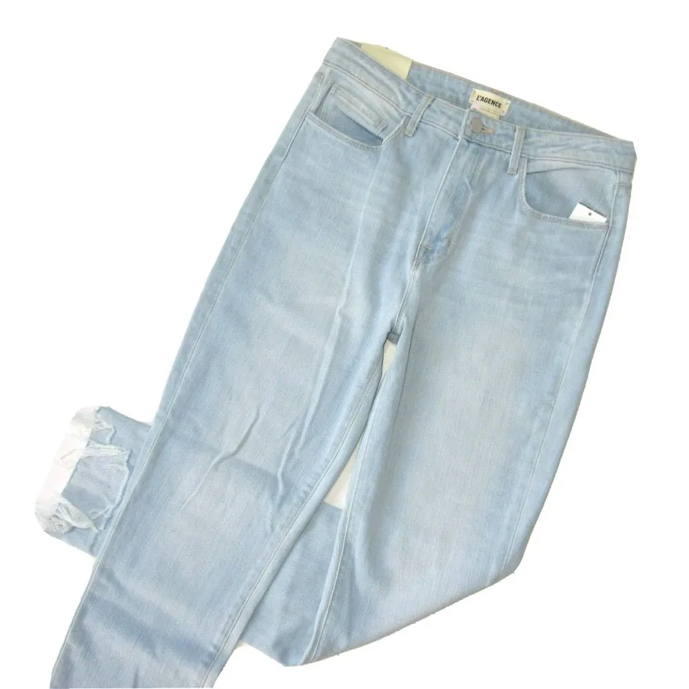 NWT L'Agence Lorelei in Redondo Ultra High Rise Straight Stretch Jeans 28 - Image 2
