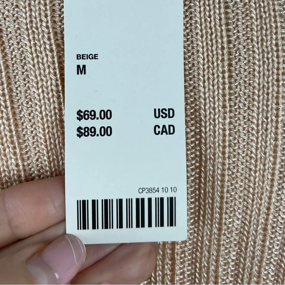 New Urban Outfitters Distressed Crop Top Bell Sleeves relaxed boho Knit Sweater - Image 12