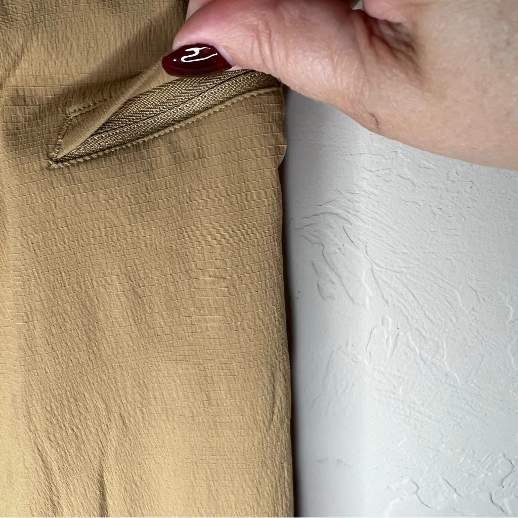 Athleta Trekkie North Big Sur Brown Jogger Rip Stop Outdoor Activewear Pants - Image 13