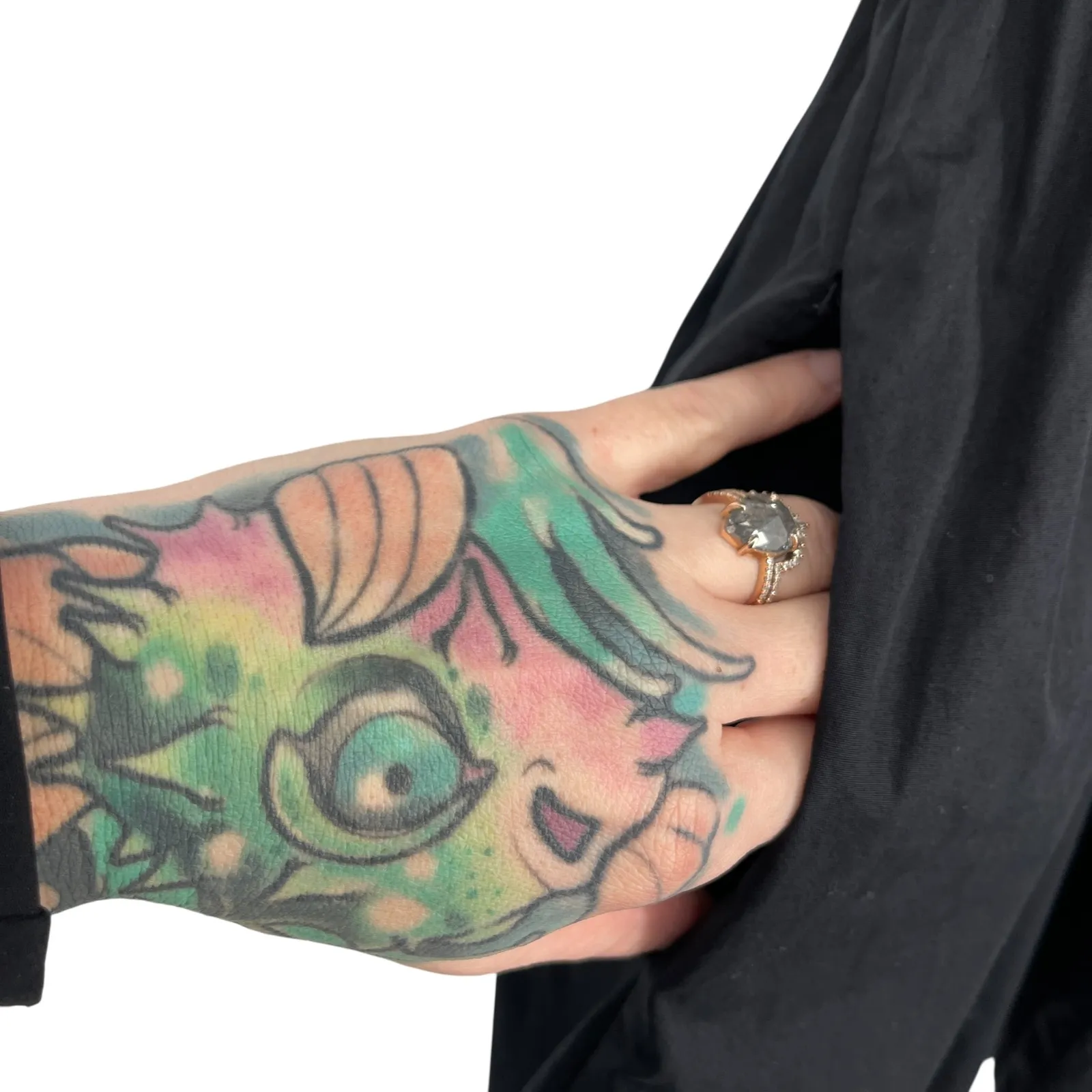 Madewell Poplin Puff-Sleeve Mini Dress Jet Black Size Small NWT Cottagecore - Image 6