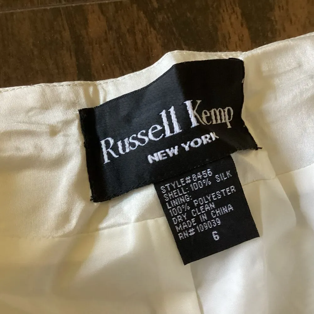 Russell Kemp Silk Pants White Size 6 - Image 3