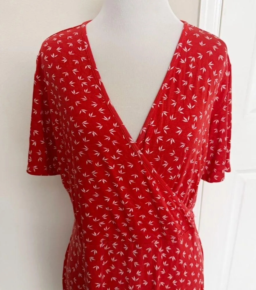 41 Hawthorn Wrap Dress XL Red - Image 2