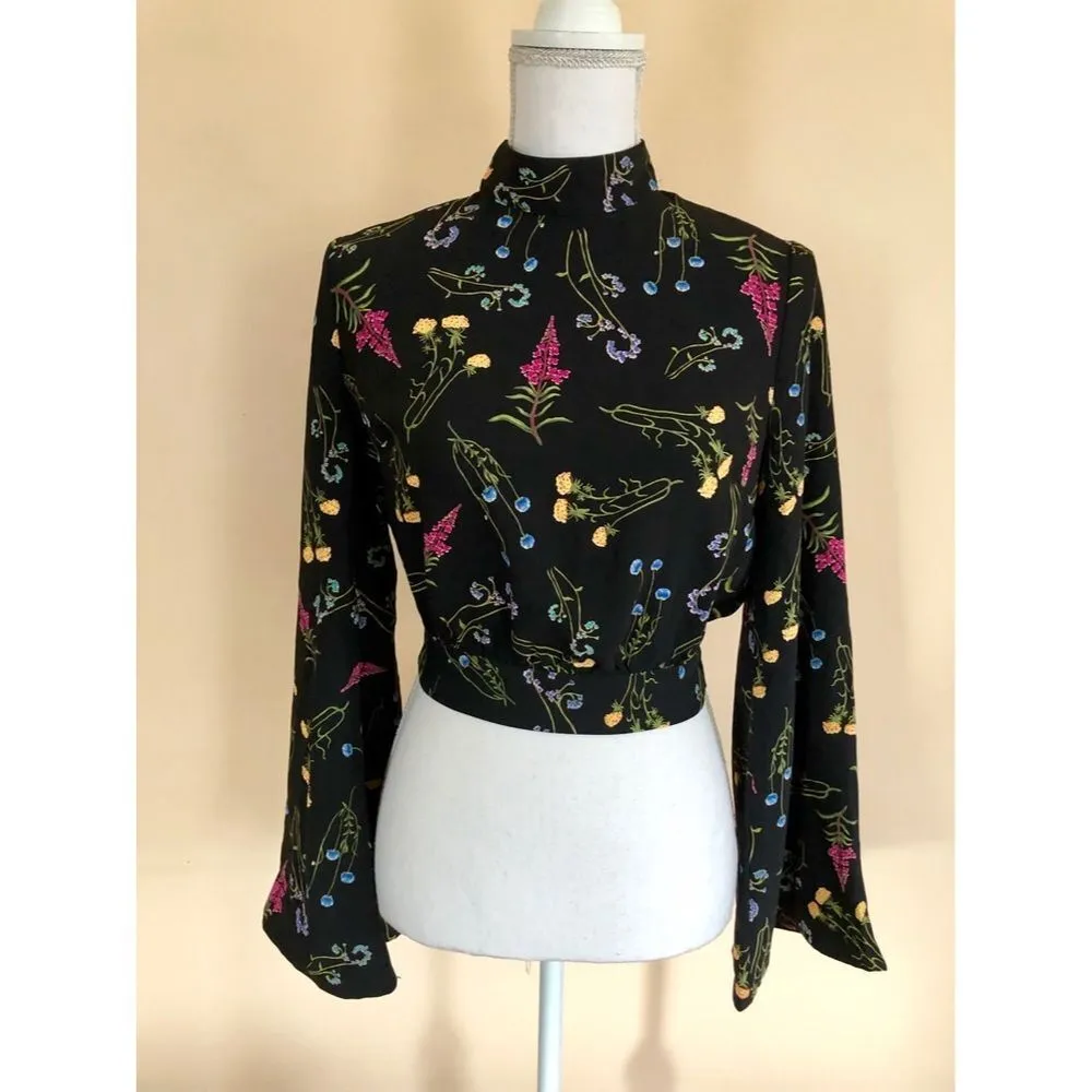 Do + Be Floral Bell Sleeve Top - Image 3