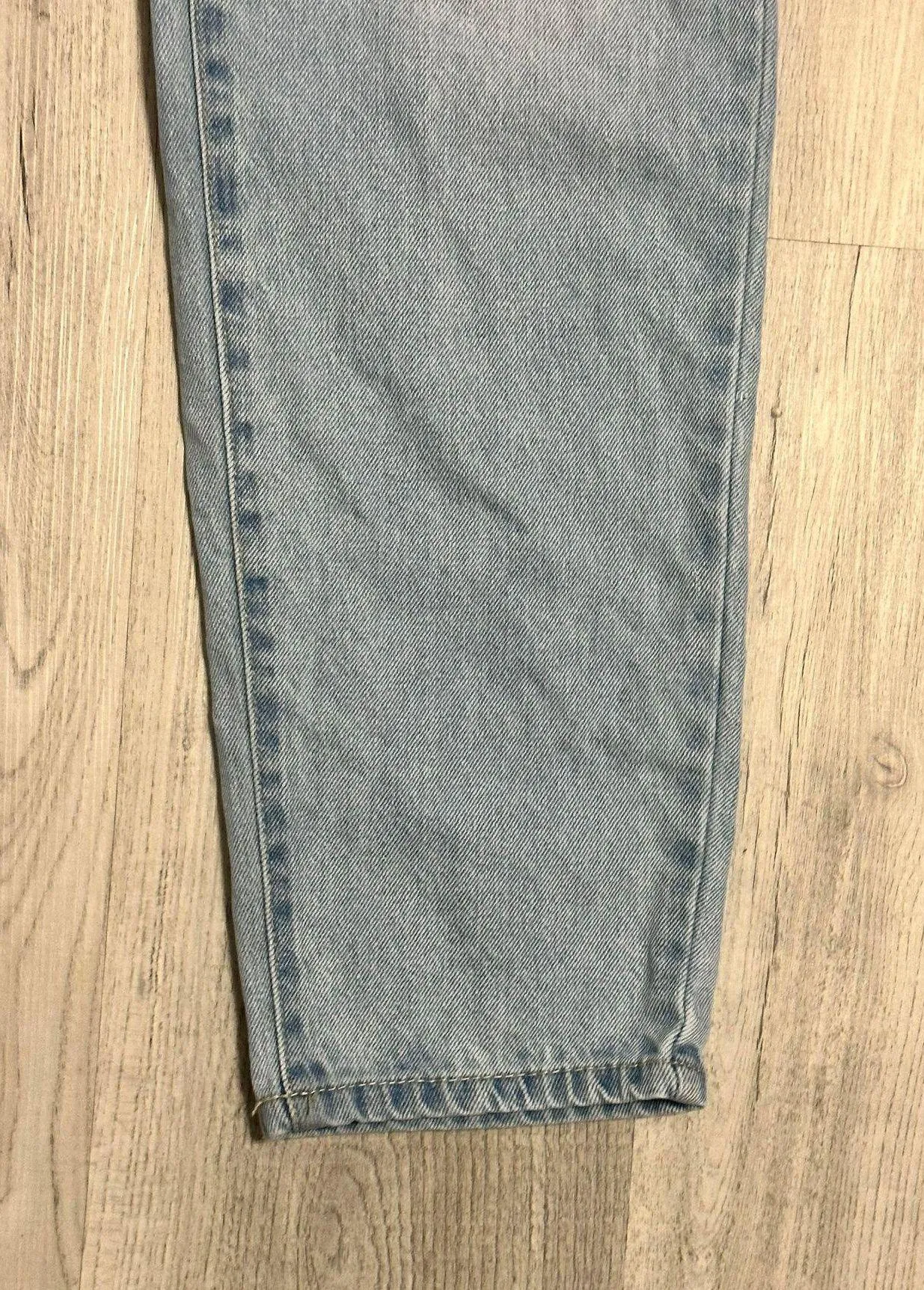 Distressed Denim Overall Jeans  - Image 3