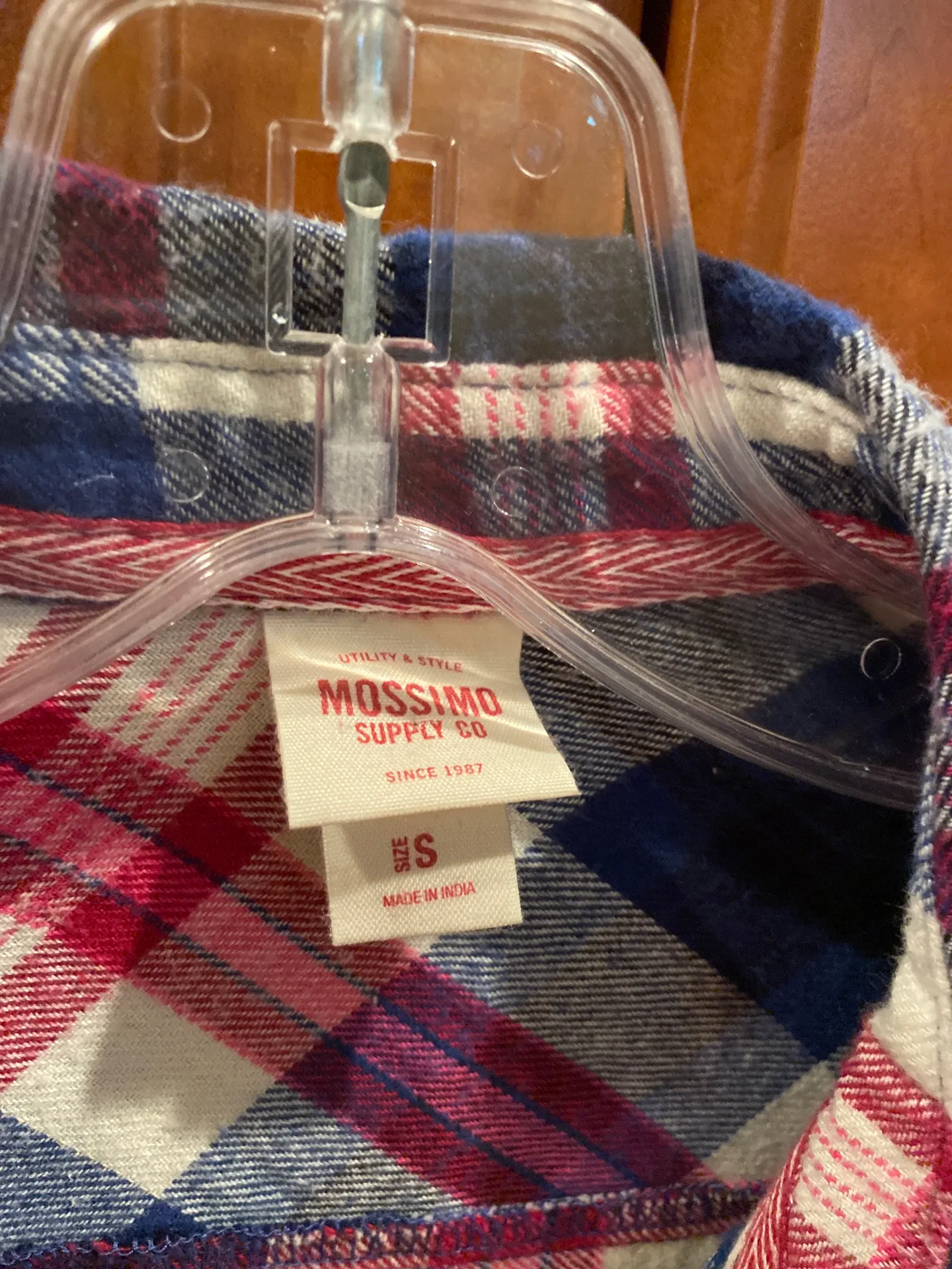 Mossimo Blue Flannel - Image 3
