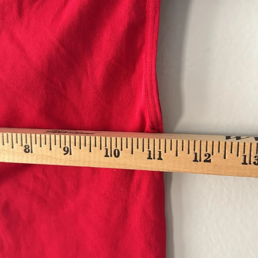 Free People Intimately Free Sleeveless Basic Cropped Red Tee - Image 3