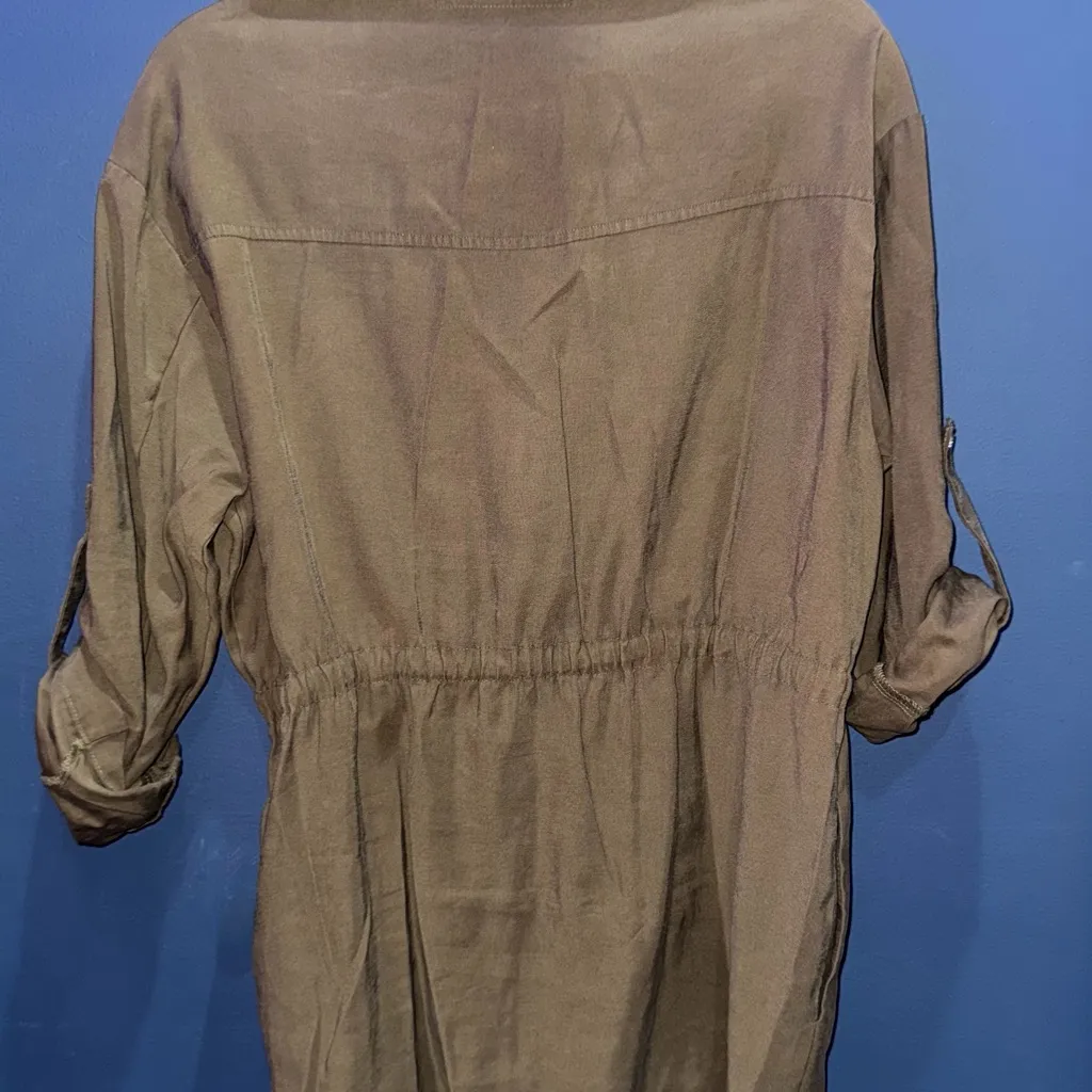 Zara Olive Utility Jacket for Women - Image 5