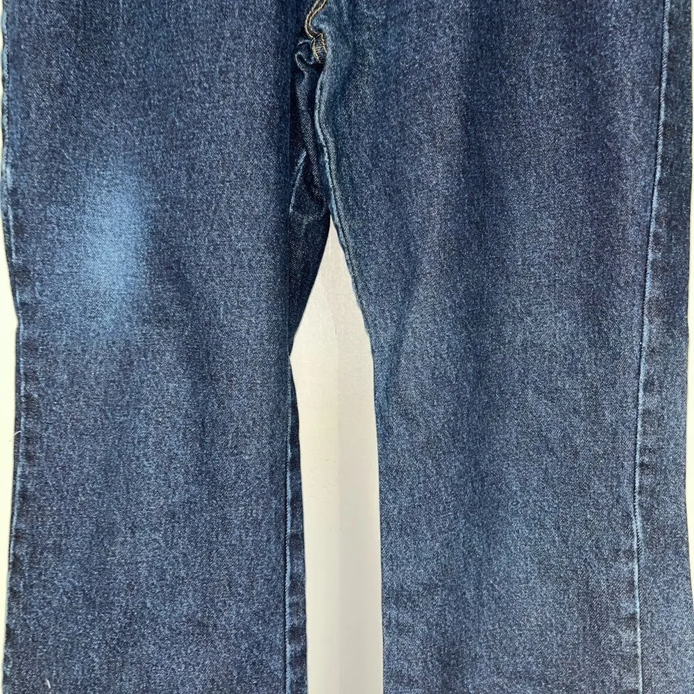 Vintage Fresno The Jean Company Denim Wide Leg Jeans Size 11/12 Blue - Image 4