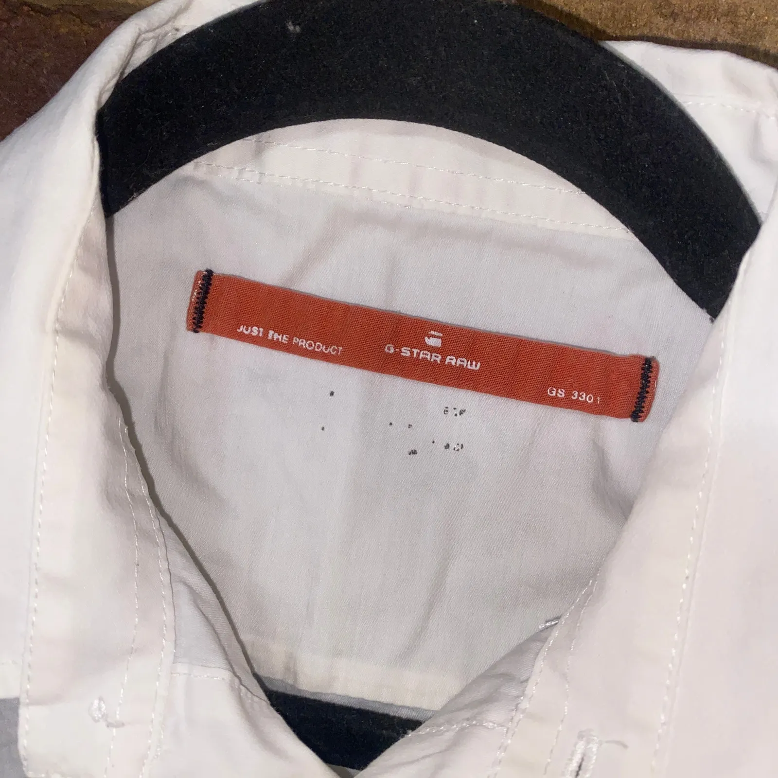 G-Star Raw Denim White Core Lux Short Sleeve Button Down Shirt Womens Size Small - Image 4