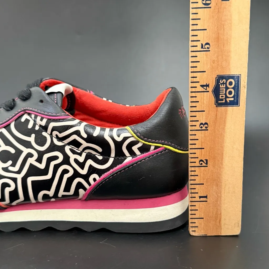COACH X Keith Haring Limited Ed Casual Urban Collection Women’s Sneakers Size 8B - Image 9