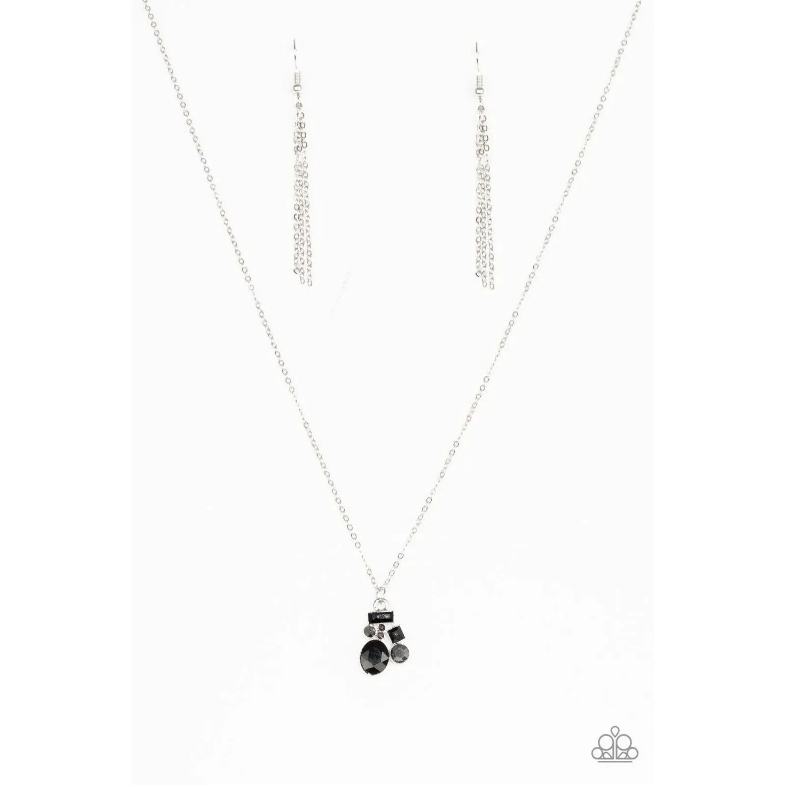 Time to be Timeless Black Necklace (501) - Image 2