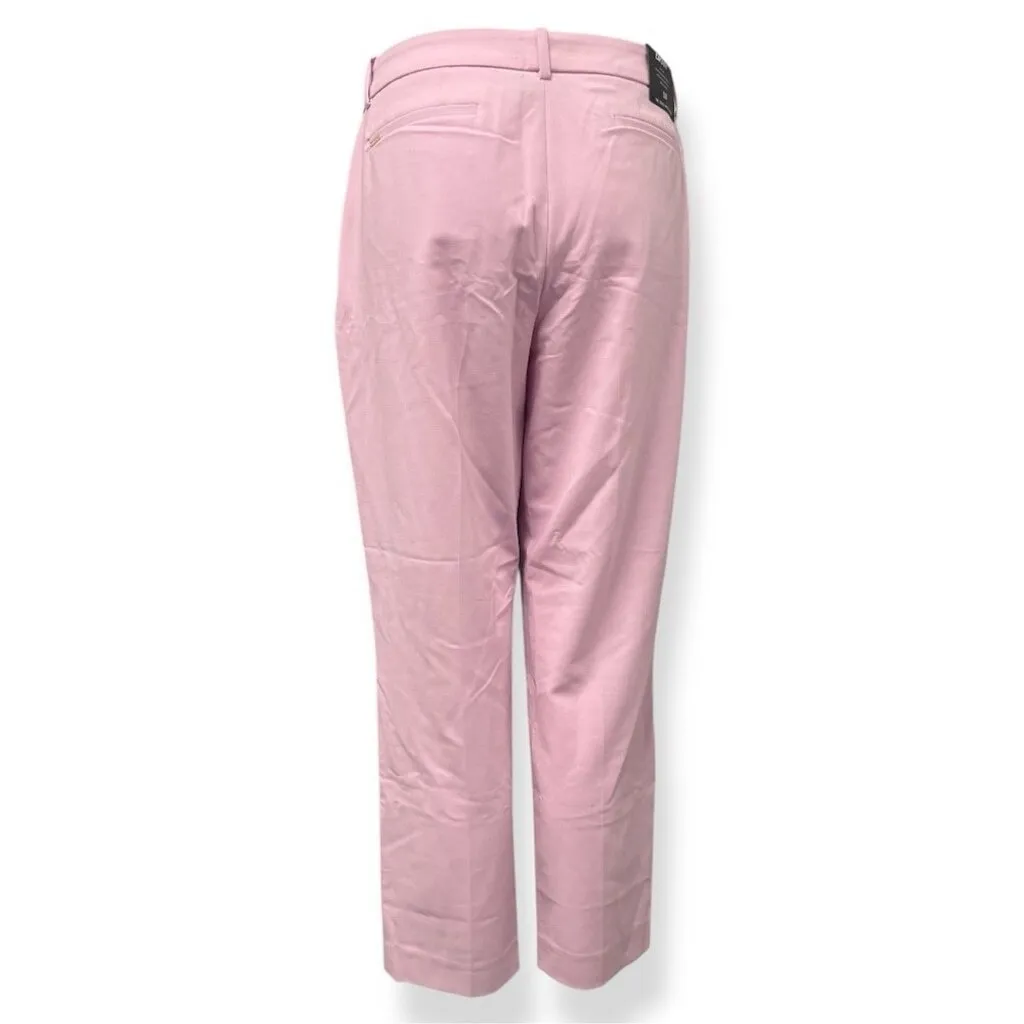 DKNY Essex Ankle High Waist Slim Leg Pink Size 10 Classic Preppy‎ Light Academia - Image 4