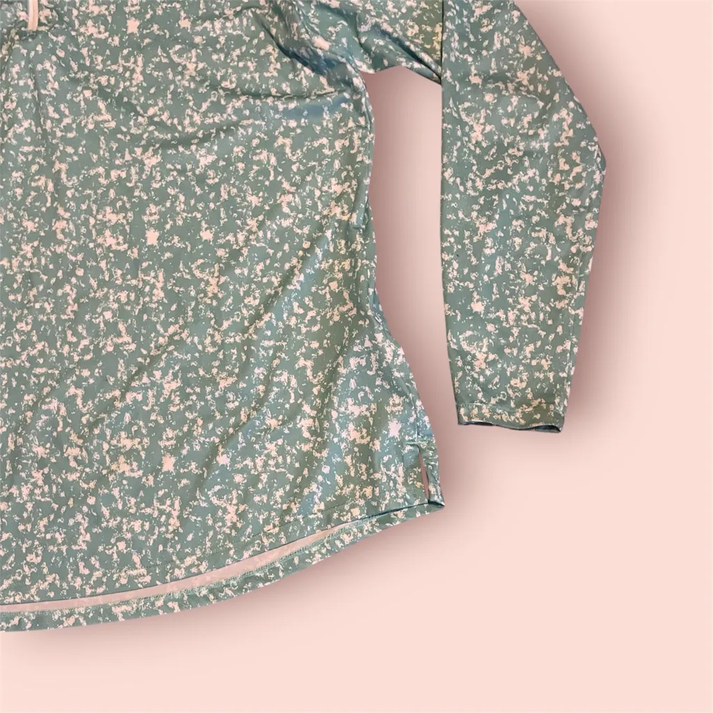 Adidas Golf Primegreen Printed Aeroready Quarter Zip Pullover size XL - Image 4