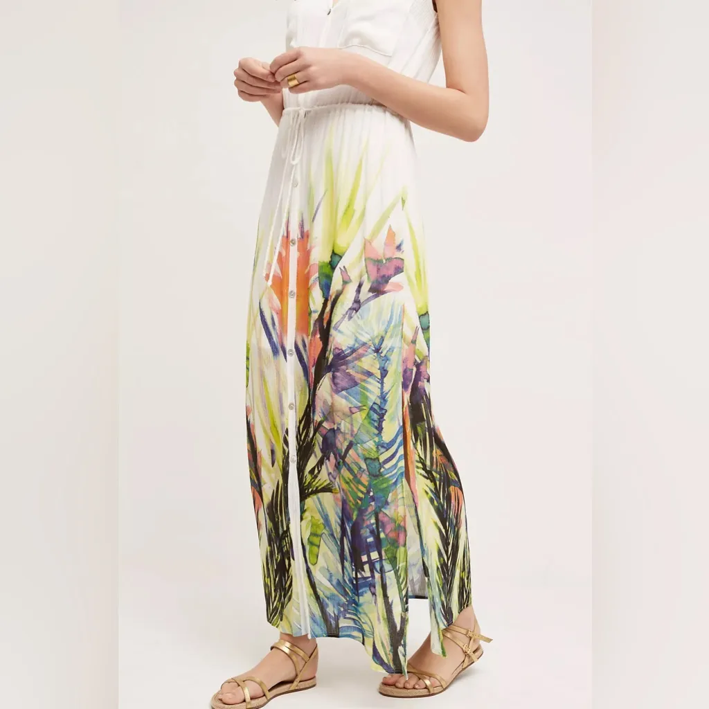 Anthropologie mermaid water garden beach dress - Image 3