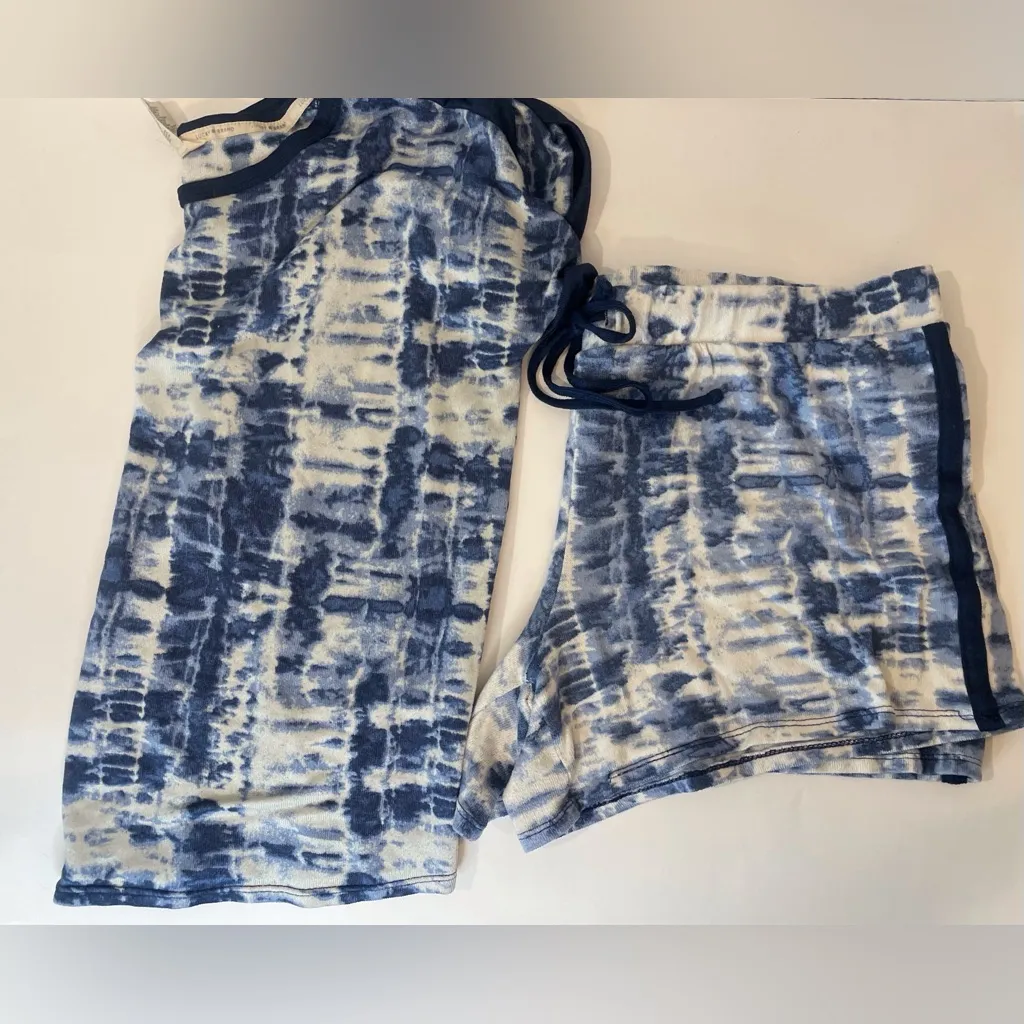 Set of 3 Piece Lucky Brand Women’s Super Soft Tie Dye Print Lounge Pajama Size L - Image 7