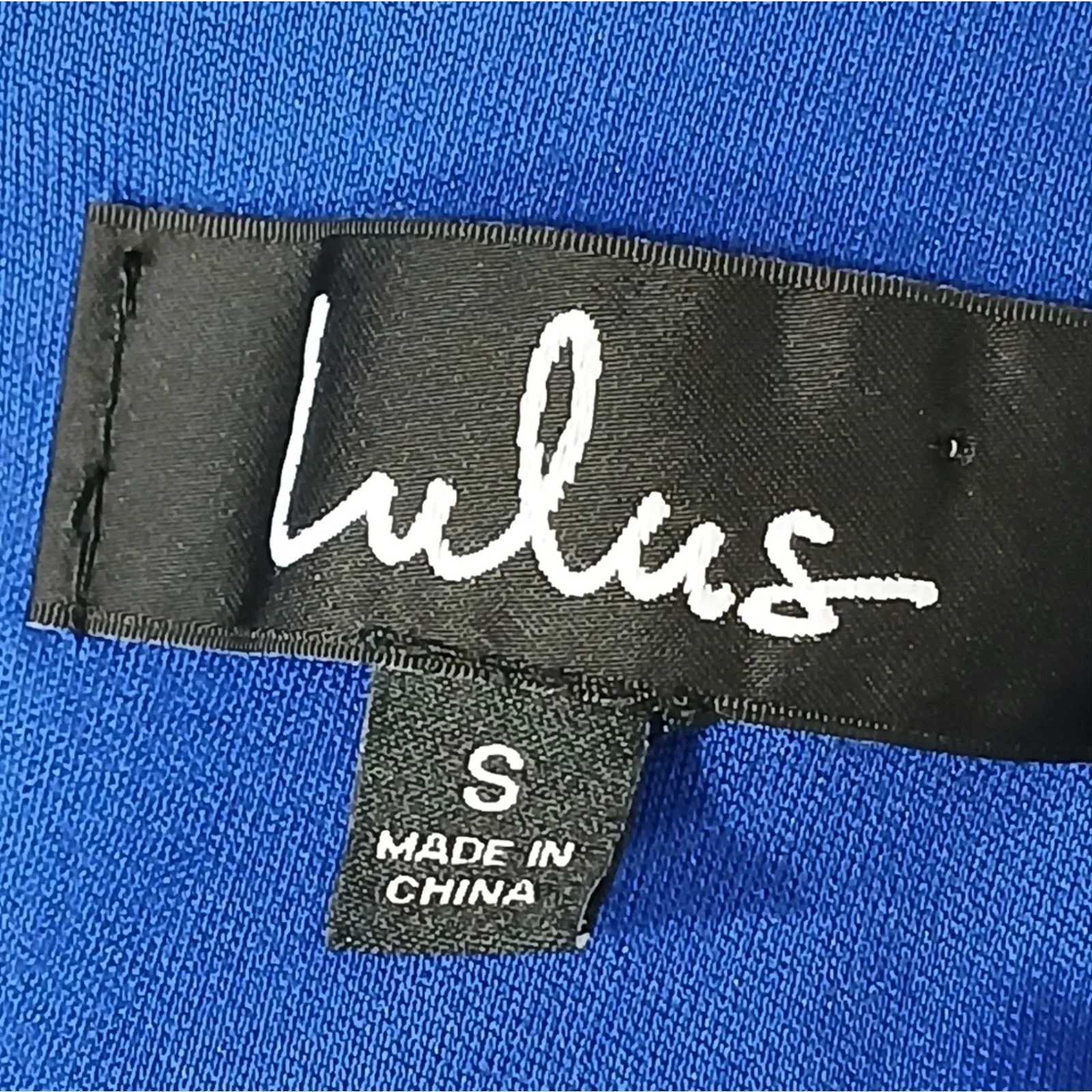 Lulus Just Us Royal Blue Cut Out Skater Dress Size S - Image 6