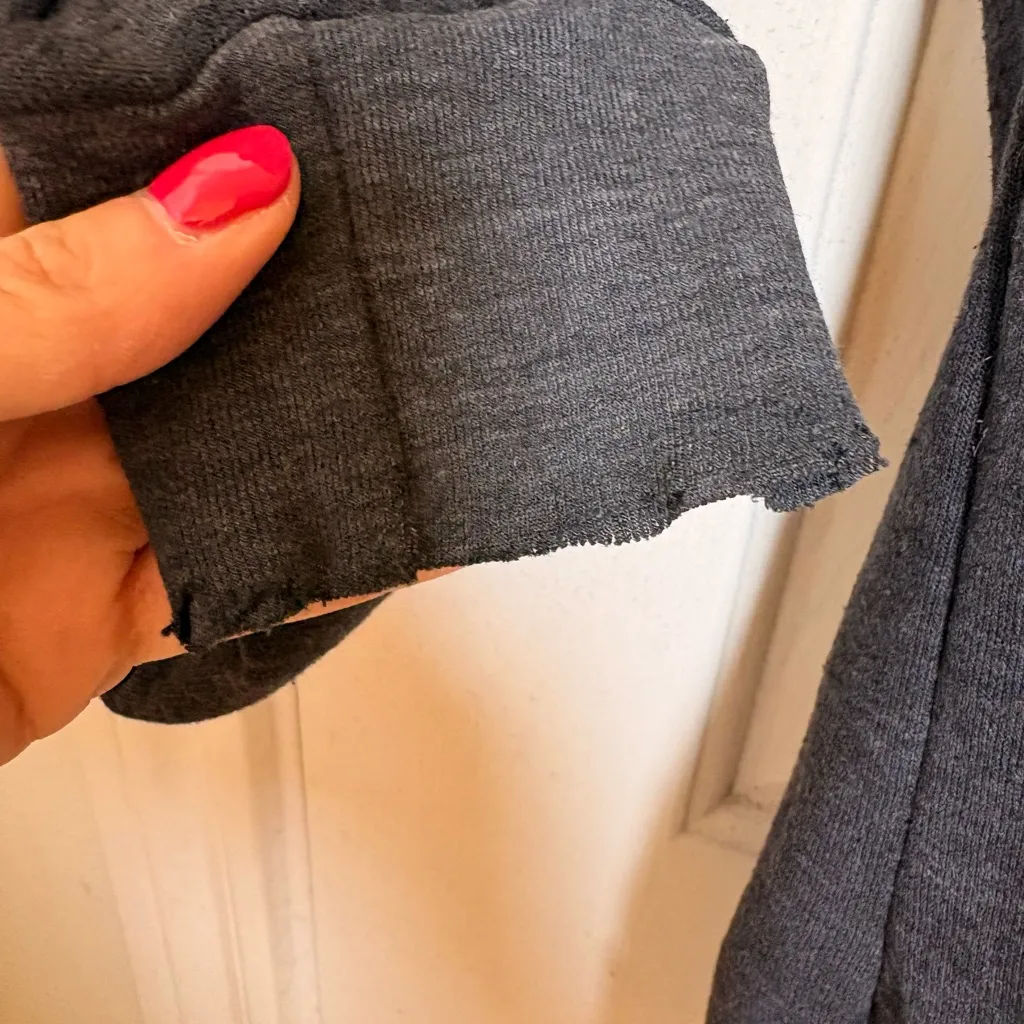 Rare Aviator Nation Charcoal Gray Rainbow Arrows Zip Hoodie Medium - Image 11