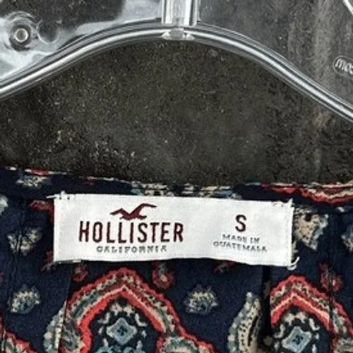 Y2K VTG Hollister Paisley Boho Tank‎ Top Sleeveless Casual Blouse Summer Cute S - Image 2