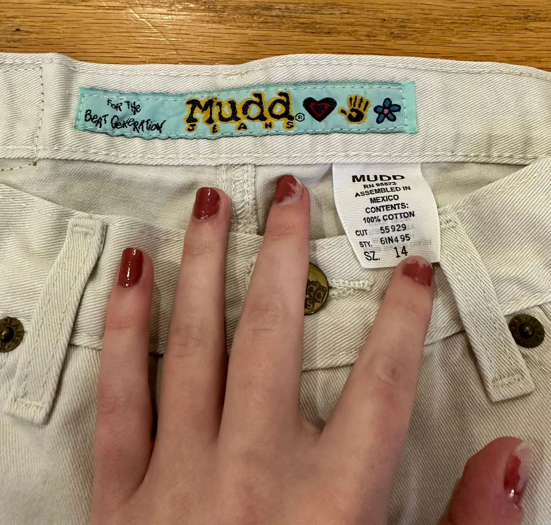 vintage mud shorts - Image 3