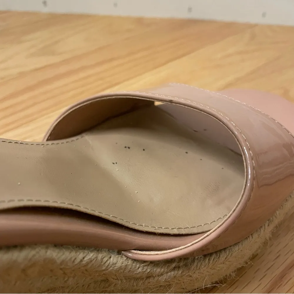 Steve Madden Villa Wedge Espadrille Sandals, Blush, Size 7, EUC - Image 10