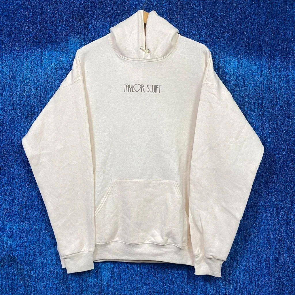 Taylor Swift Beige Eras Tour Hoodie Size XL - Image 3