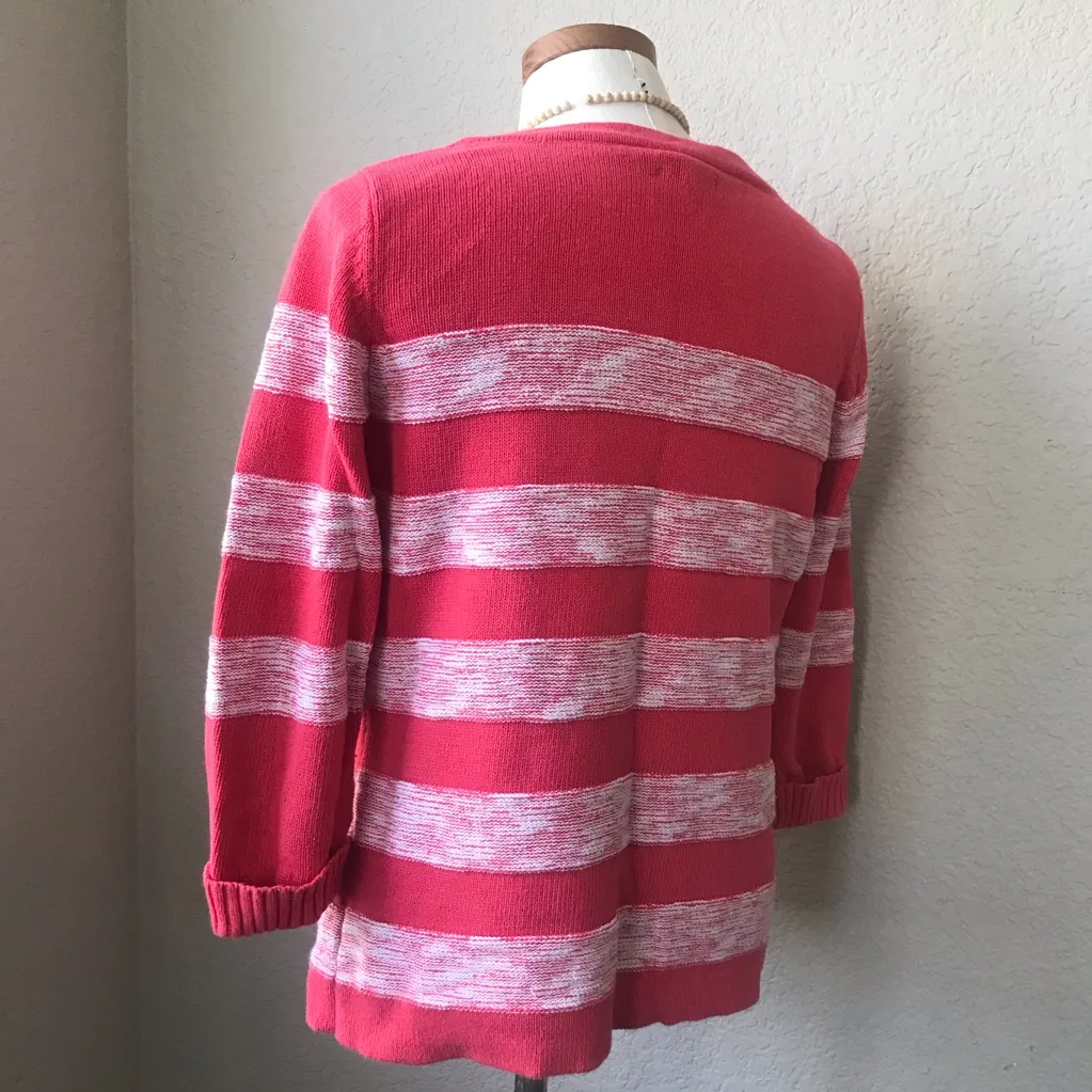 Croft & Barrow Thick Striped Sweater - Image 4