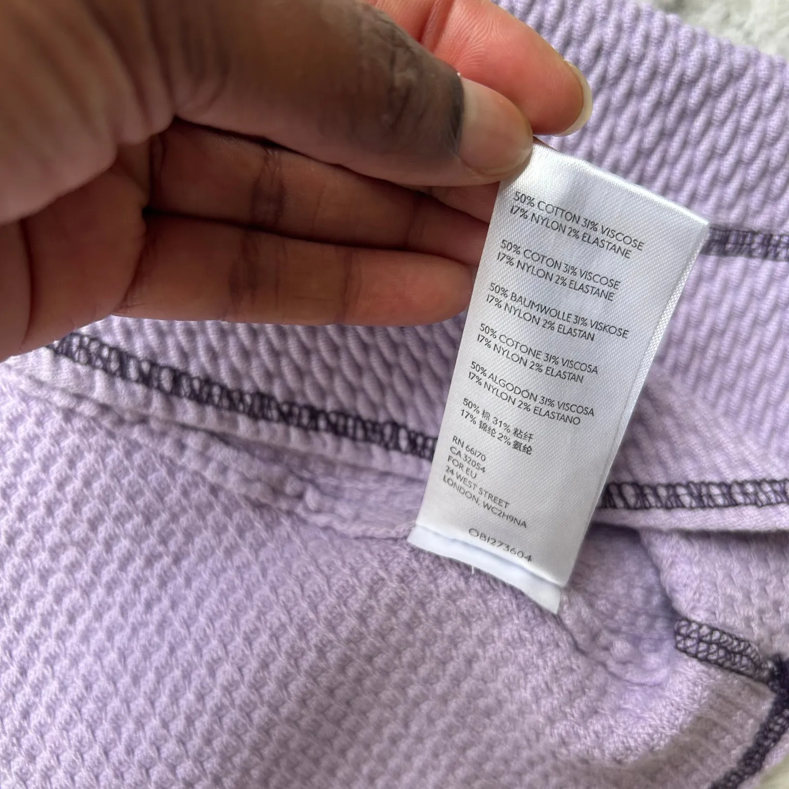 BDG Purple Waffle Knit Shrug Size Small - Image 7