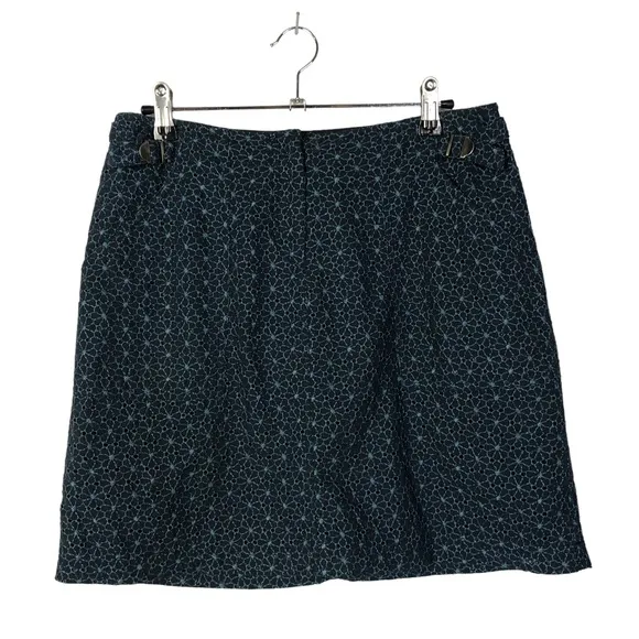 Cynthia Steffe Navy Blue Floral Mini Skirt 8 - Image 10