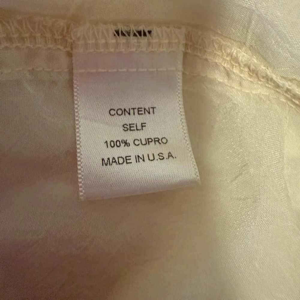 Maven West  Cream Ruffled Flutter Sleeve Blouse - Image 6