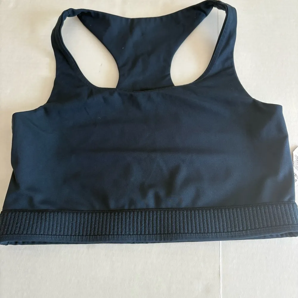 Girlfriend Collective Skyline Paloma Racerback Bra navy blue large - Image 5