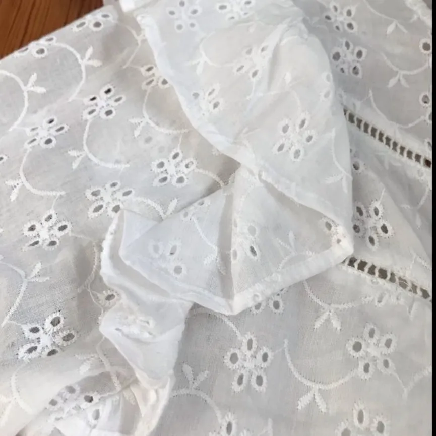 Anthropologie dRa Los Angeles White Eyelet Ruffle Dress - Image 14