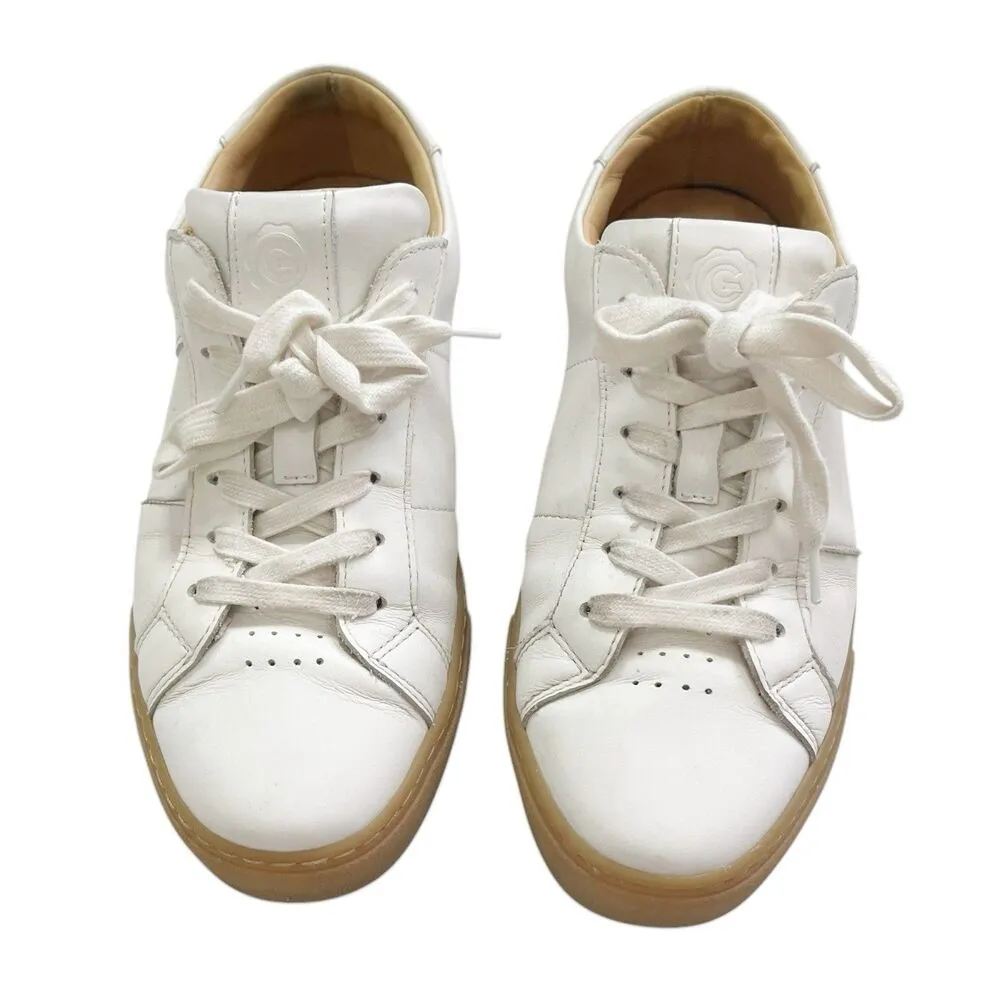 GREATS Sneakers 8 White Brooklyn Leather Low Top Gum Sole Women’s - Image 12