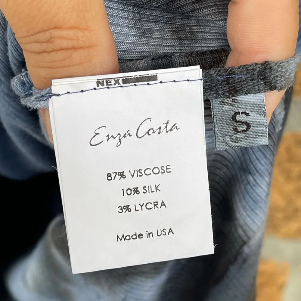 ENZA COSTA RIBBED TANK DRESS SMALL Gray - Image 6