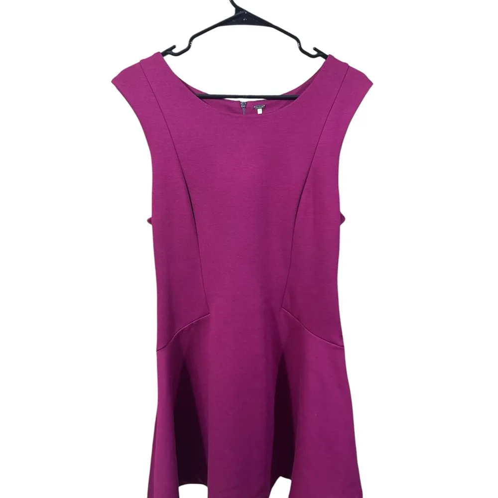 Free People ‘Cha Cha’ Fit and Flare Mini Skater Pink Magenta Dress - Image 4