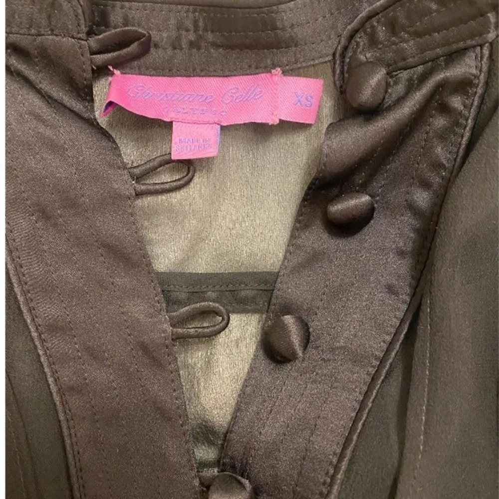 Calypso 100% Silk Dress w/Slip​ - Image 15