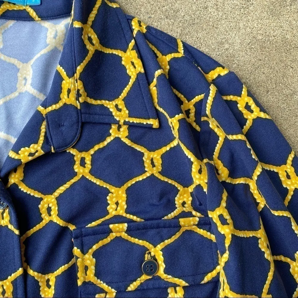 J. McLaughlin Nautical Rope Print Button Down Shirt - Image 3