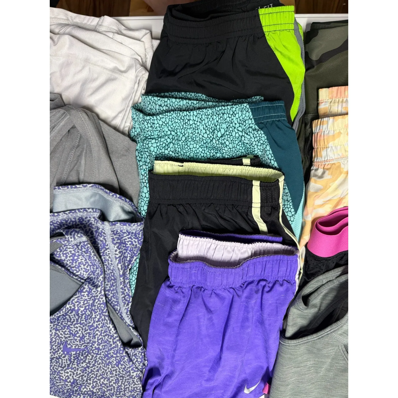 Lot of 11 Nike‎ Athleta Fabletics Shorts/Top/Bra Sz S Athletic Workout Running - Image 3