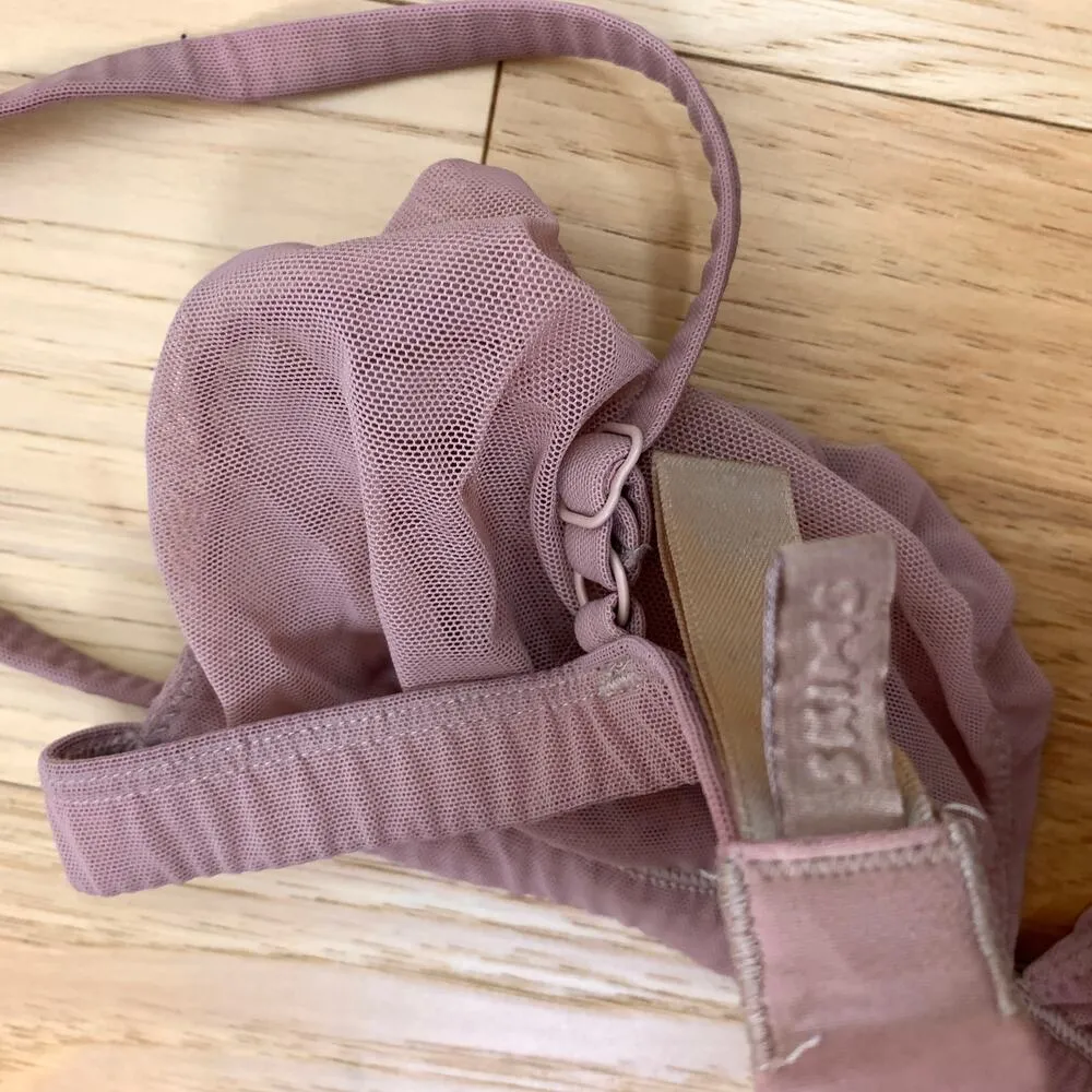 Skims Fits Everybody Summer Mesh Strappy Triangle Bralette Medium Sienna Medium - Image 5