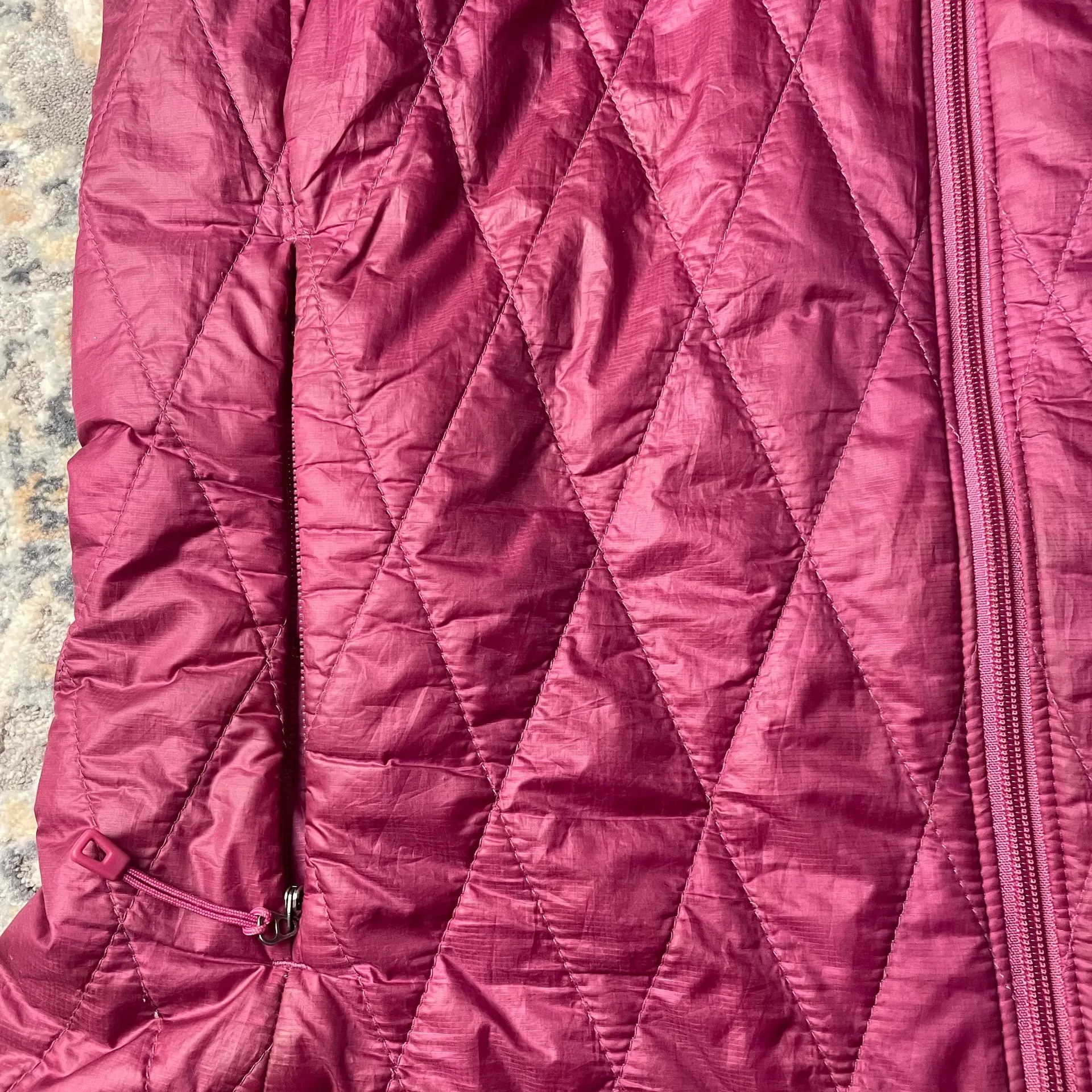 Patagonia Women's Nano Puff Quilted Vest in Magenta Pink - Image 5