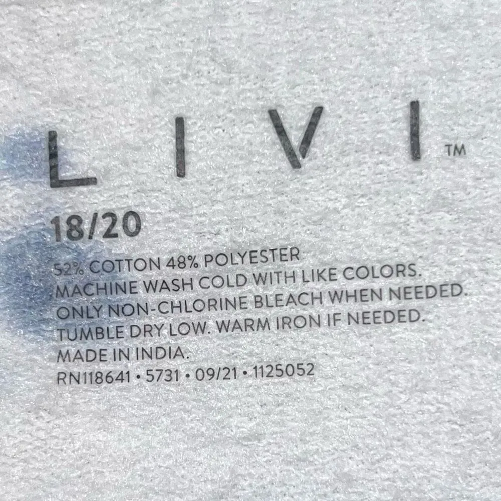 Lane Bryant Livi Activewear V-Neck Tie Dye Tunic Hoodie Sweatshirt (18/20) - Image 7