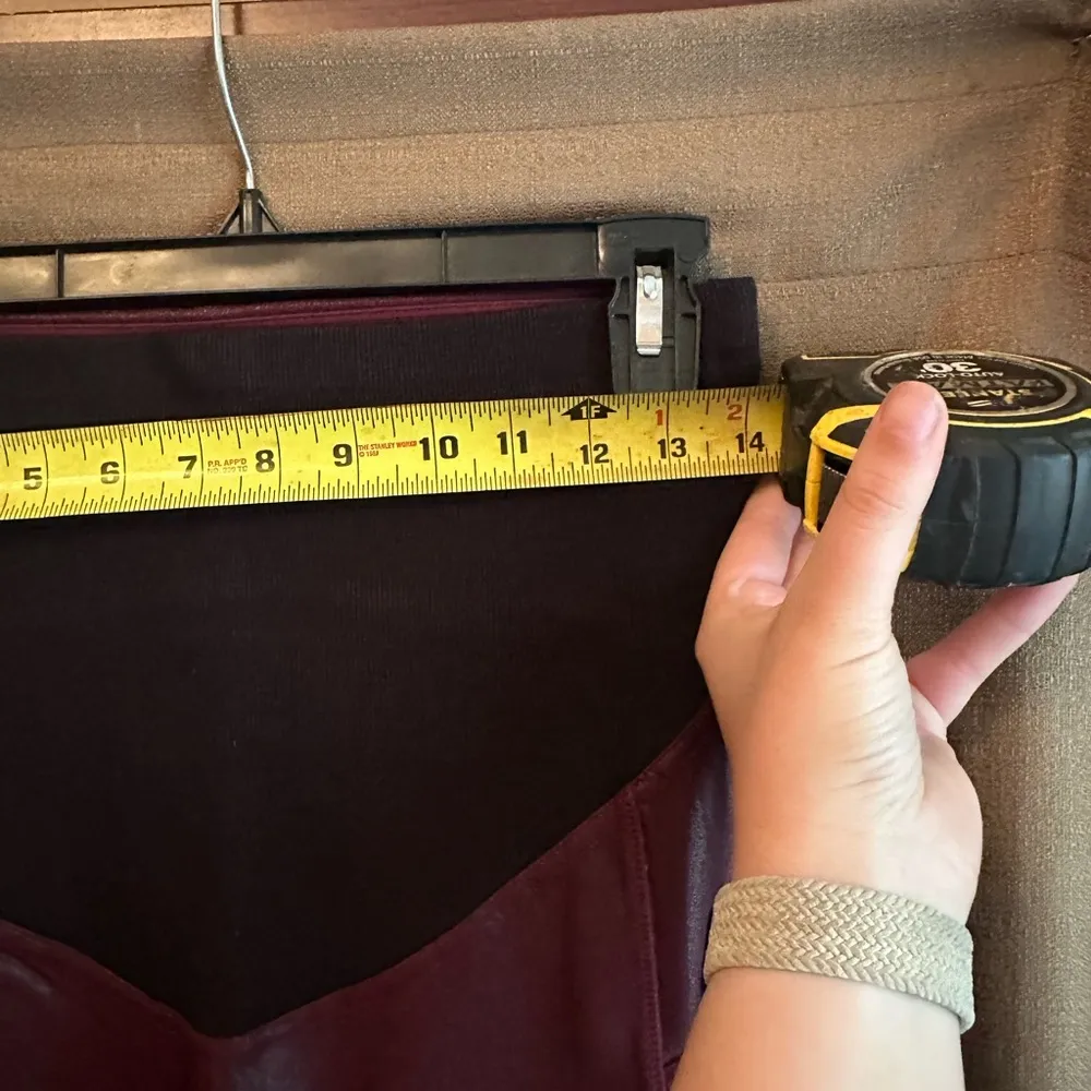 NWT Tagoo Maternity Leggings Over The Belly Pregnancy Pants with Pockets Small Purple - Image 6