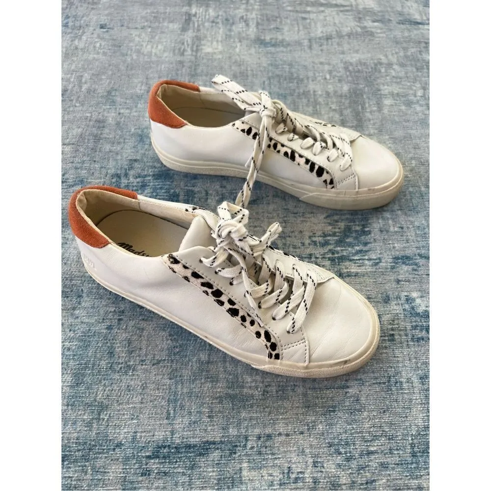 Madewell White Leather Sidewalk Low Top Crowdsourced Edition Womens 7 - Image 3