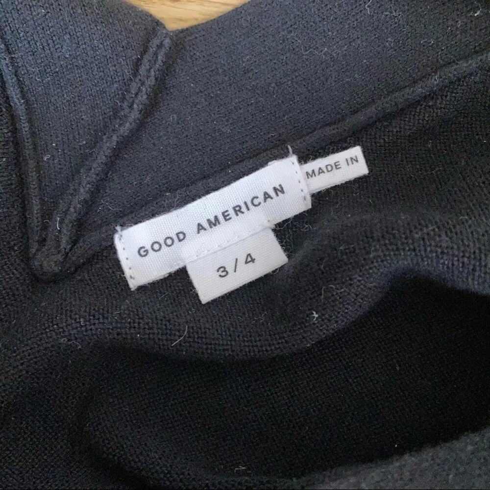 Good American - Waisted Cardi in Black - Image 4