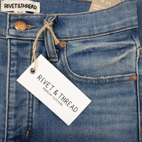 Madewell made in USA Rivet‎ & Thread Cali Demi-Boot Jeans in Shetland Wash - Image 13